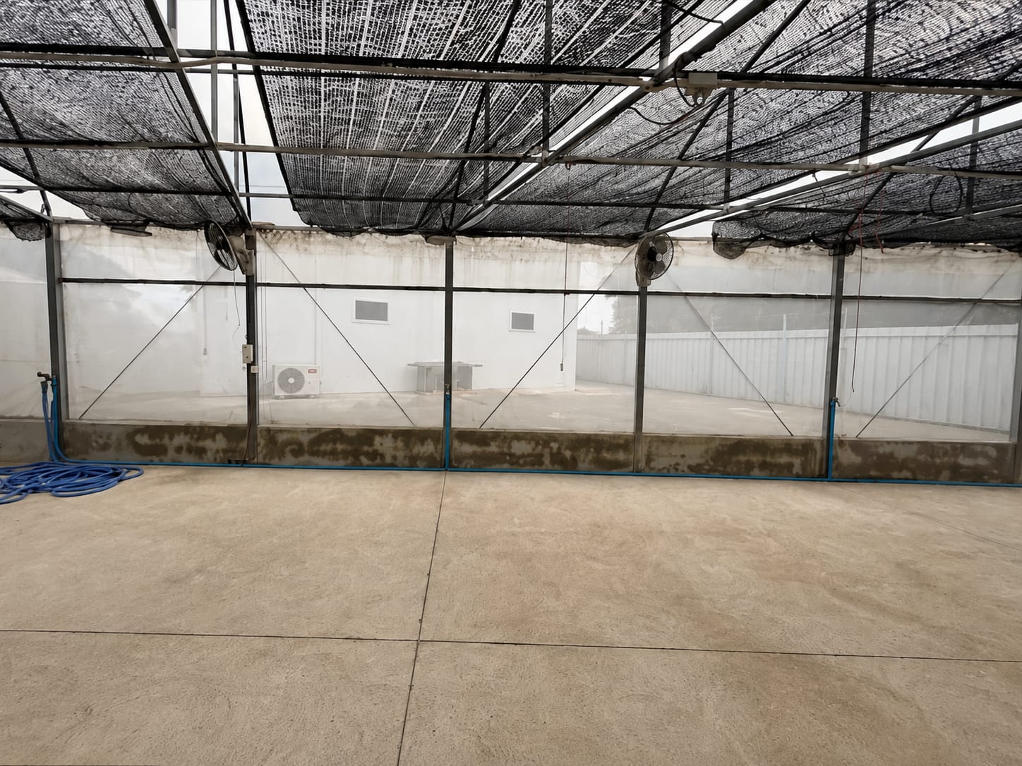 Climate-controlled greenhouse-style structure